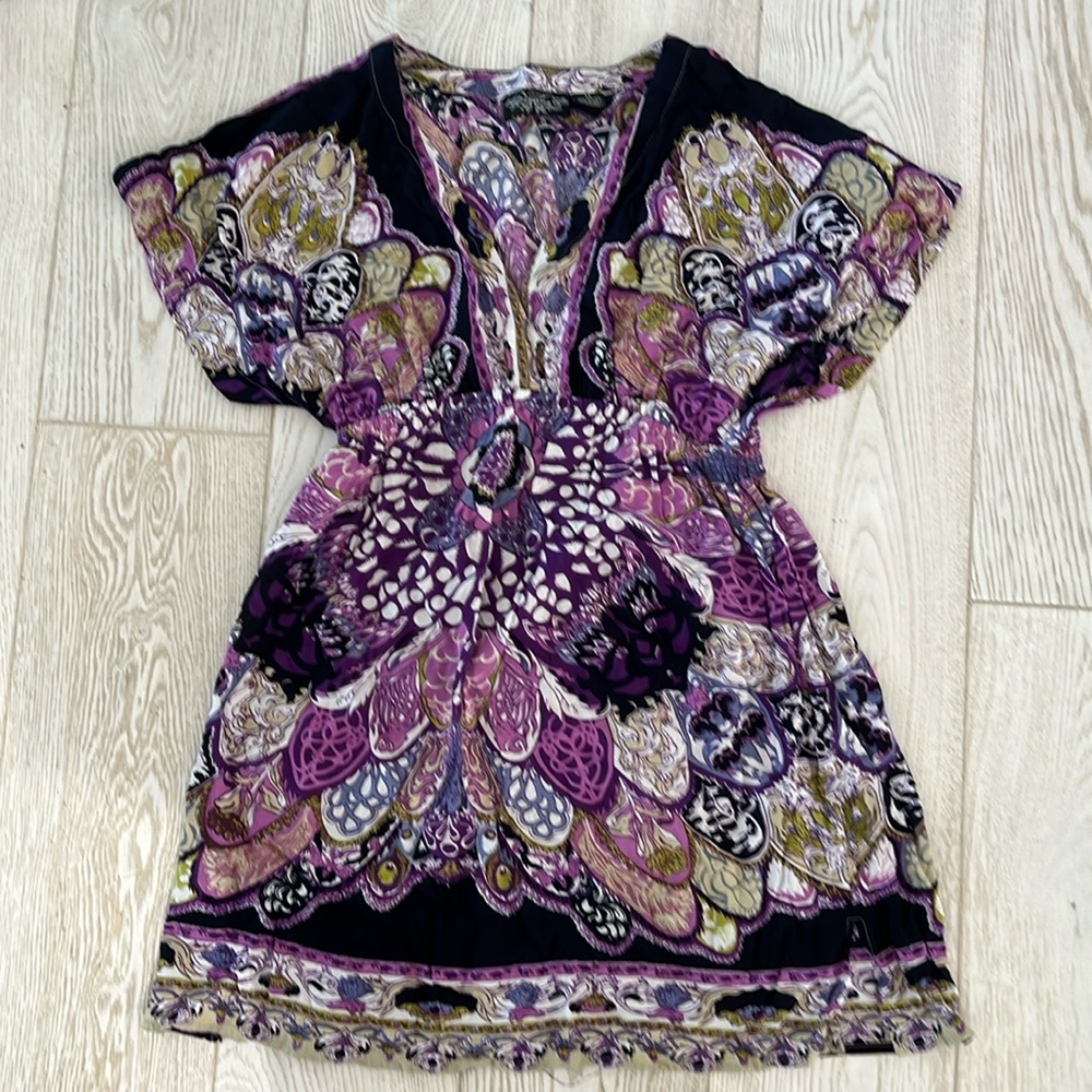 Size medium colorful swim cover up.